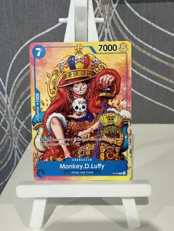Monkey.D.Luffy P-043 2nd Anniversary Stamped Promo One Piece TCG English - Image 1