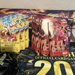One Piece Sleeved Booster Lot Of (12) free shipping OP14 OP15 EB-03 - Image 2