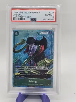 PSA 10 One Piece TCG PRB-01 Arlong Alt Art - Image 1