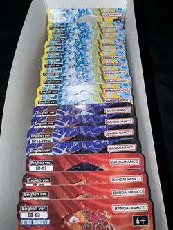 One Piece Pack Lot Of 20: OP-15 X12, OP-14 X4, EB-03 X4. 20 Sleeved Packs - Image 1
