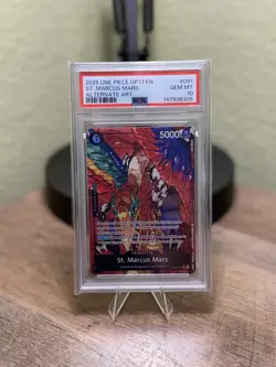 One Piece OP13 St. Marcus Mars OP13-091 Alt Art PSA 10 - Image 1