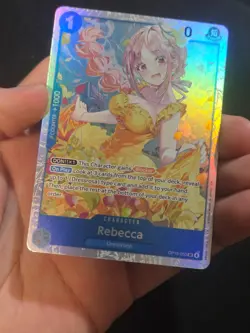 One Piece Adventure on Kami's Island Rebecca OP15-053 Super Rare SR NM - Image 2