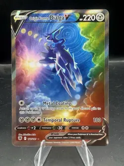 NM Origin Forme Dialga V 177/189 Astral Radiance Alternate Art Holo Pokemon Card - Image 1