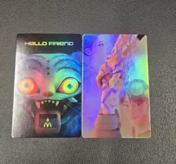 KPop Demon Hunters x McDonald's Photo Cards Ultra Rare Heart Rumi Jinu NEW - Image 1