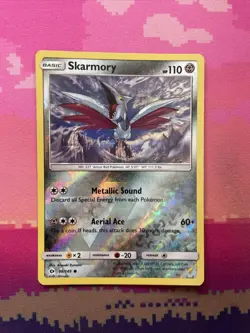Pokemon Card Skarmory Sun & Moon Reverse Holo 88/149 Near Mint - Image 1
