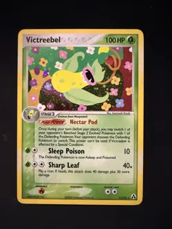 Pokemon TCG Victreebel EX Legend Maker Holo Card 13/92 Rare - Image 1