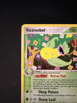 Pokemon TCG Victreebel EX Legend Maker Holo Card 13/92 Rare - Image 2