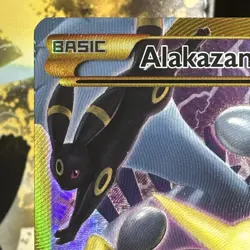 Alakazam EX Full Art Holo Ultra Rare Card 125/124 XY Fates Collide 2016 - Image 2