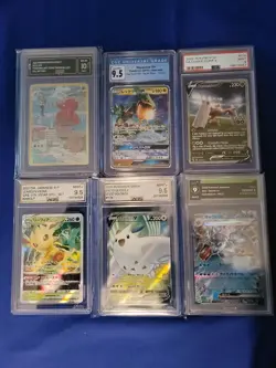 6 Graded Pokemon Card Lot Leafeon, Gyarados,Togekiss,Rayquaza,Octillery 9,9.5,10 - Image 1
