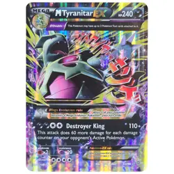 2015 Pokemon XY Ancient Origins M Tyranitar EX Jumbo Promo Card #43/98 LP-NM - Image 1