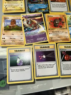 DAMAGED vintage pokemon cards ex, bk promo, 1st editions, shadowless DMG - Image 5