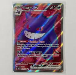 Pokemon Gengar EX Card 193/162 Temporal Forces Full Art Holo Rare Mint/Near Mint - Image 1