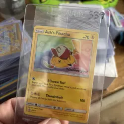 SEALED Ash’s Pikachu TCG SM108 2017 Promo Card Pokemon "I Choose You" - Image 1