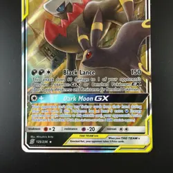 Umbreon & Darkrai GX 125/236 Pokemon Unified Minds Holo Full Art Card - Image 3