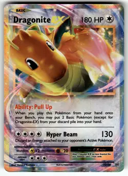 Dragonite EX 72/108 XY - Evolutions NM Pokemon Card TCG - Image 1