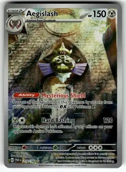 Aegislash 210/182 SV04: Paradox Rift NM Pokemon Card TCG - Image 1