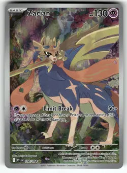 Zacian - 100/094 ME02: Phantasmal Flames NM Pokemon Card TCG - Image 1
