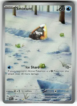 Snorunt 188/182 SV04: Paradox Rift NM Pokemon Card TCG - Image 1