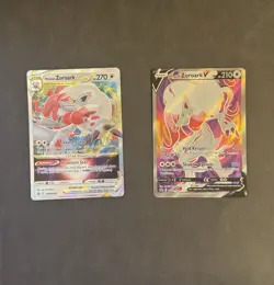 Pokemon TCG Hisuian Zoroark V SWSH Black Star Promos, Holo Card SWSH297 - Image 2