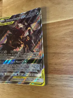 Pokemon TCG Umbreon Darkrai GX SM241 TAG TEAM Black Star Promo Holo Card - Image 2