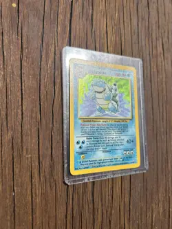 Pokemon Blastoise 002/102 Base Set Holo Rare Card English - Image 4