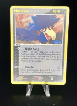 2005 Murkrow Unseen Forces Reverse Holo Card 30/115 Vintage Pokemon Rare - Image 1