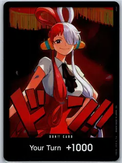 DON!! Card (Uta) Extra Booster: One Piece Heroines Edition NM OP Card Foil - Image 1