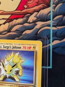 Lt. Surge’s Jolteon 28/132 1st Edition Gym Challenge Pokemon Card NM ⚡ - Image 4