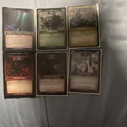 Argent Saga CCG 6 Card Lot Tower Cards Surging Shadows Air Light Fire Darkness - Image 1