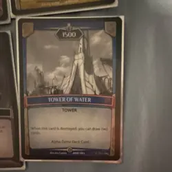 Argent Saga CCG 6 Card Lot Tower Cards Surging Shadows Air Light Fire Darkness - Image 3