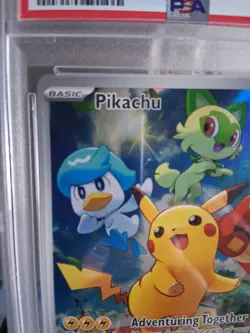 Pikachu #027 SV Scarlet & Violet Promo Card Holo PSA 10 EN POKEMON 2023 Paldea - Image 3