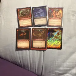 Argent Saga TCG 6 Card Lot Foil & Regular Hand of Raoyenna Spirit Serpio - Image 1