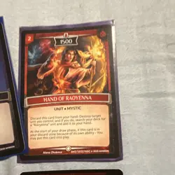 Argent Saga TCG 6 Card Lot Foil & Regular Hand of Raoyenna Spirit Serpio - Image 2