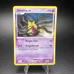 Giratina Lv. 70 - 28/127 DPPt Platinum Exclusive Holo Rare Pokemon Card - Swirl - Image 1