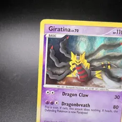 Giratina Lv. 70 - 28/127 DPPt Platinum Exclusive Holo Rare Pokemon Card - Swirl - Image 3