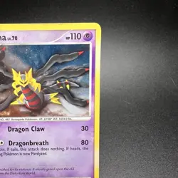 Giratina Lv. 70 - 28/127 DPPt Platinum Exclusive Holo Rare Pokemon Card - Swirl - Image 4