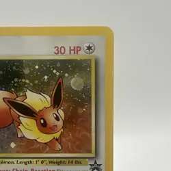 Pokemon TCG Eevee #11 Black Star Holo Promo Card 1999 WOTC - Image 3