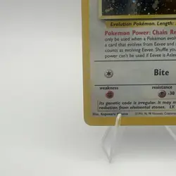 Pokemon TCG Eevee #11 Black Star Holo Promo Card 1999 WOTC - Image 4