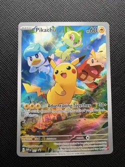 Pikachu 027 SV: Scarlet & Violet Promo Cards Promo Holofoil NM - Image 1