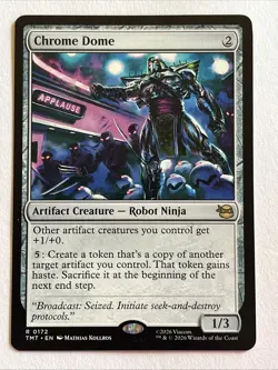 MTG Chrome Dome Normal R Teenage Mutant Ninja Turtles TMT 172 NM Magic - Image 1