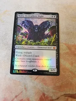 Maha, Its Feathers Night Foil Bloomburrow MTG LP - Image 1