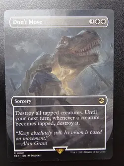 Don't Move (Borderless) Universes Beyond: Jurassic World Collection... - Image 1