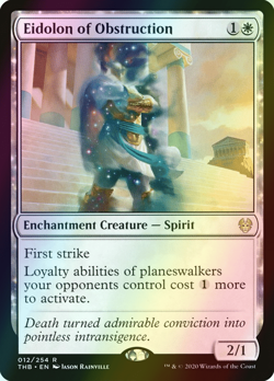 MTG Eidolon of Obstruction Foil ** Theros Beyond Death ** English (NM) - Image 1