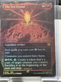 The Fire Crystal Borderless Foil 337 Final Fantasy MTG NM - Image 4