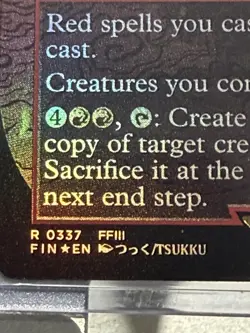 The Fire Crystal Borderless Foil 337 Final Fantasy MTG NM - Image 5