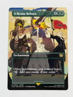 A Realm Reborn (Borderless) 344 Rare FINAL FANTASY Magic: The Gathering NM - Image 1