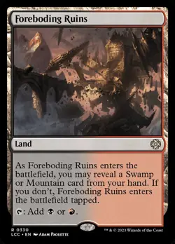 MTG Foreboding Ruins ** The Lost Caverns of Ixalan Commander ** English (NM) - Image 1