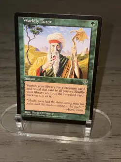 MTG - Magic The Gathering - Worldly Tutor - Mirage LP (A) - Image 1