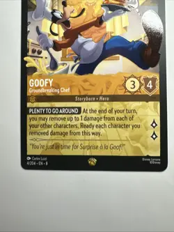 Goofy - Groundbreaking Chef 4/204 Reign of Jafar Regular Disney Lorcana Card NM - Image 5