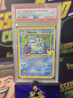 Blastoise 2/102 - Pokemon TCG - Celebrations - - PSA 9 - Image 1